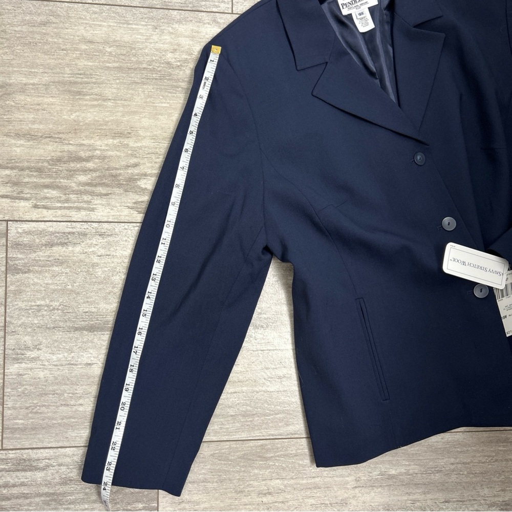 NWT Pendleton Savvy Stretch Wool 3 Button Blazer … - image 11
